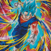 Vegito Blue Dragon Ball Diamond Painting