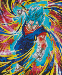 Vegito Blue Dragon Ball Diamond Painting