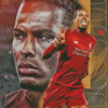 Liverpool Player Virgil Van Dijk Diamond Painting