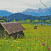 Wagenbrüchsee Garmisch Landscape Diamond Painting