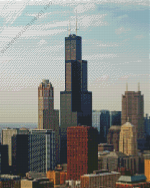 The Willis Tower Diamond Painting