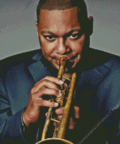 Wynton Marsalis the Trumpeter Diamond Painting