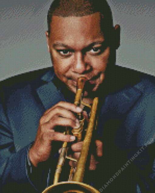 Wynton Marsalis the Trumpeter Diamond Painting