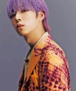 Yoo Insoo With Purple Hair Diamond Painting