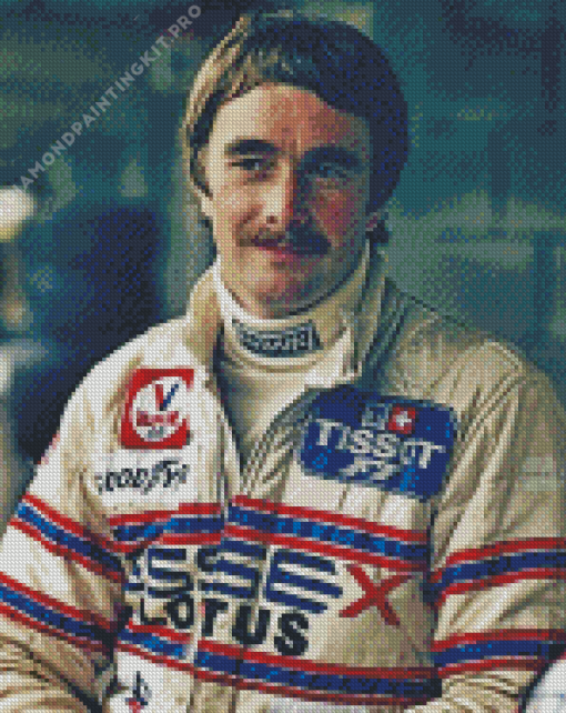 Young Nigel Mansell Diamond Painting