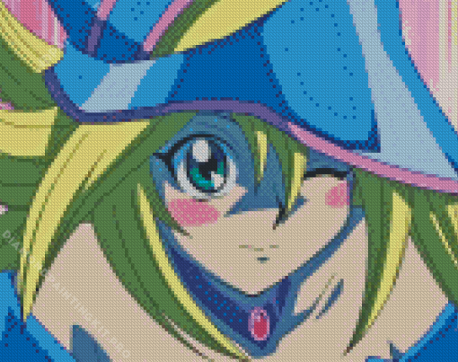 Yu Gi Oh Dark Magician Girl Anime Diamond Painting