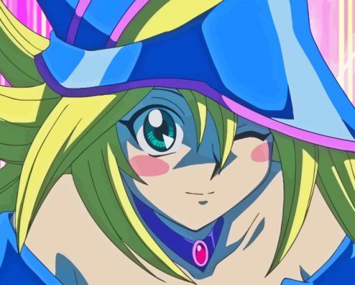 Yu Gi Oh Dark Magician Girl Anime Diamond Painting