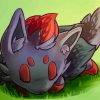 Zorua Sleeping Diamond Painting