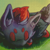 Zorua Sleeping Diamond Painting