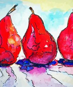 Red Pears Diamond Painting