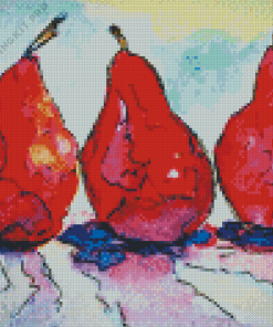 Red Pears Diamond Painting