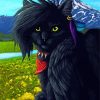 Fantasy Black Cat Diamond Painting