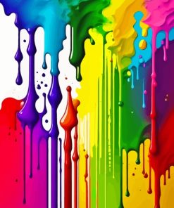 Colorful Splatter Diamond Painting