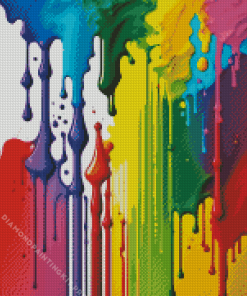 Colorful Splatter Diamond Painting