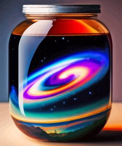 Galaxy Jar Diamond Painting