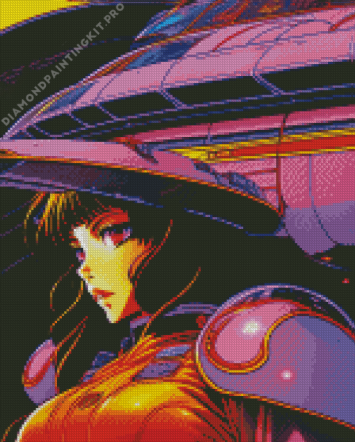 Anime Starship Pilot Diamond Painting