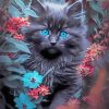 Black Kitten Diamond Painting