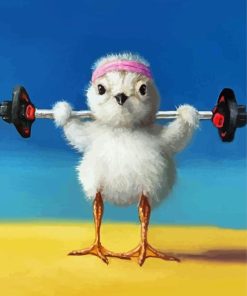 Body Builder Chick Diamond Painting