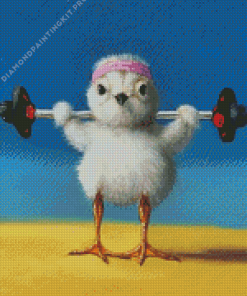 Body Builder Chick Diamond Painting