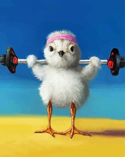 Body Builder Chick Diamond Painting