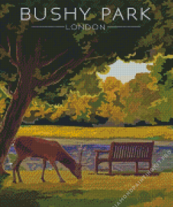 Bushy Park London Poster Diamond Painting