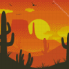 Desert Sunset Diamond Painting