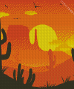 Desert Sunset Diamond Painting