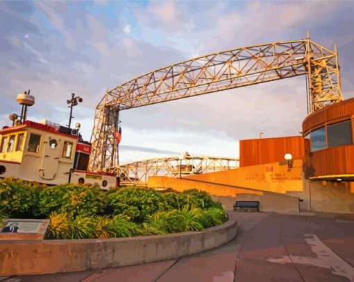 Canal Park Duluth Minnesota Diamond Painting