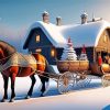 Christmas Wagon Diamond Painting