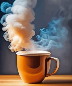 Coffee Smoke Diamond Painting