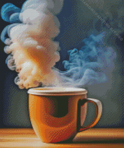 Coffee Smoke Diamond Painting