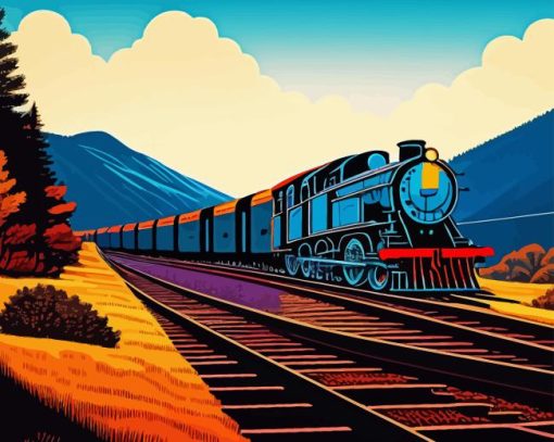 Railway Art Diamond Painting