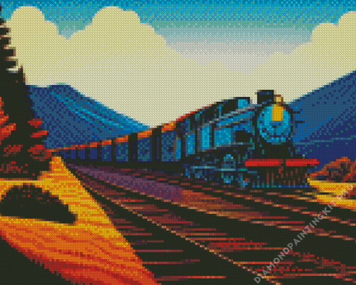 Railway Art Diamond Painting