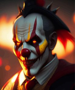 Creepy Clown Diamond Painting