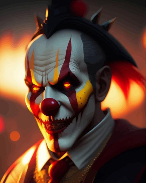 Creepy Clown Diamond Painting