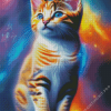 Cute Galaxy Cat Diamond Painting