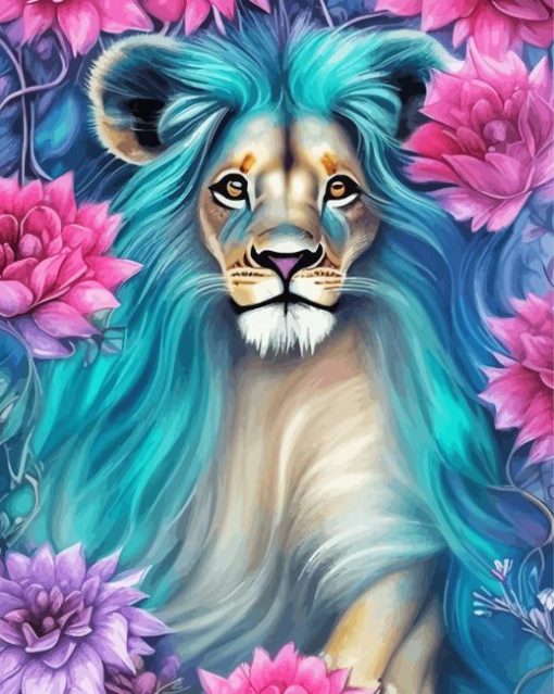 Cute Lion Diamond Painting