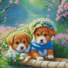 Cute Puppies Diamond Painting