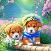 Cute Puppies Diamond Painting