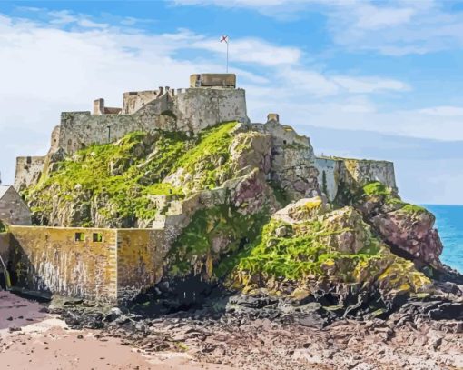 Elizabeth Castle Jersey Diamond Painting