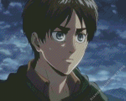 Eren Jager Attack on Titan Diamond Painting