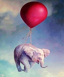 Flying Elephant Diamond Painting