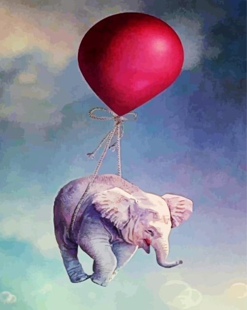 Flying Elephant Diamond Painting