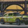 Vintage Gasser Car Diamond Painting