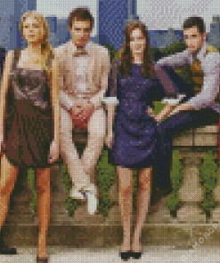 Gossip Girl Characters Diamond Painting