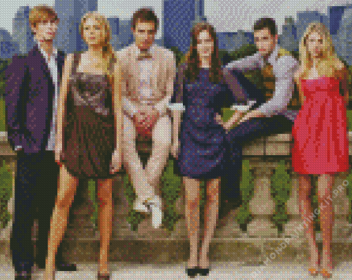 Gossip Girl Characters Diamond Painting