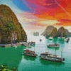 Colorful Halong Bay Diamond Painting