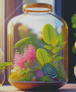 Herbal Bottle Diamond Painting