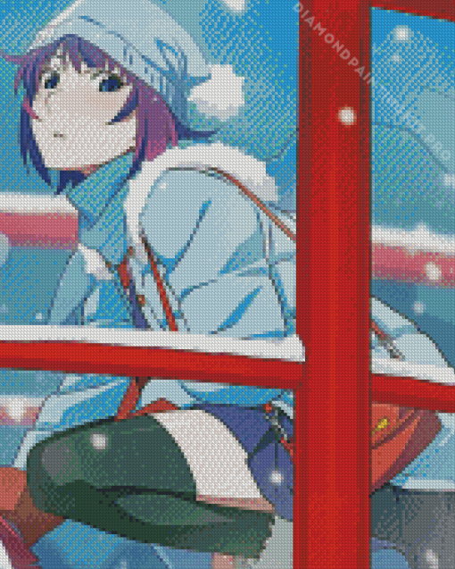 Snow Hitagi Senjougahara Diamond Painting