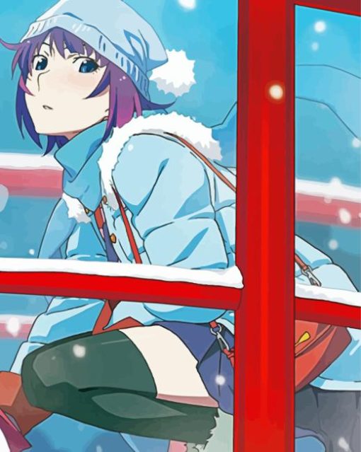 Snow Hitagi Senjougahara Diamond Painting